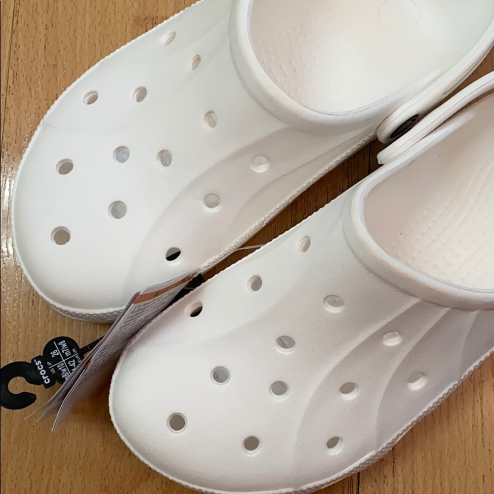 NWT Crocs RALEN Clog Men 8 Women 10 Baya White
